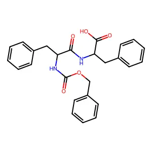 N-[(Benzyloxy)carbonyl]phenylalanylphenylalanine structure