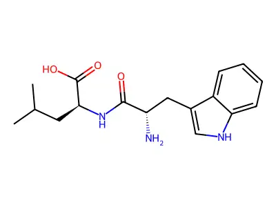 Tryptophyl-Leucine structure