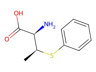 (2R,3S)-2-amino-3-phenylsulfanylbutanoic acid structure