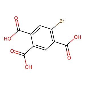 5-Bromobenzene-1,2,4-tricarboxylic acid structure