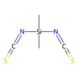 Silane, diisothiocyanatodimethyl- structure