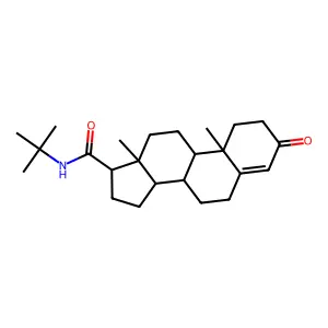 N-T-BUTYL-4-ANDROSTEN-3-ONE-17beta-CARBOXAMIDE structure