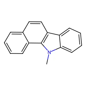 11H-Benzo(a)carbazole, 11-methyl- structure
