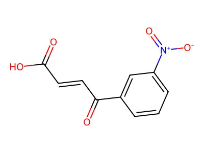3-(3-硝基苯甲酰基)丙烯酸 structure