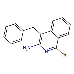 4-Benzyl-1-bromoisoquinolin-3-amine structure