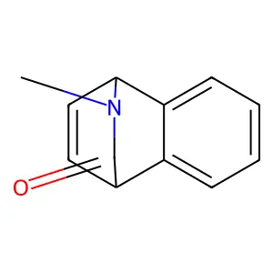 10-Methyl-1,4-dihydro-1,4-(epiminomethano)naphthalen-9-one structure