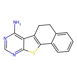 5,6-Dihydronaphtho[2',1':4,5]thieno[2,3-D]pyrimidin-7-amine structure