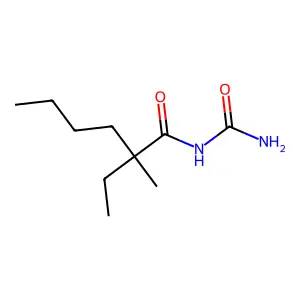 Urea, (2-ethyl-2-methylhexanoyl)- structure