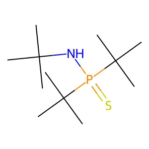 N-ditert-butylphosphinothioyl-2-methylpropan-2-amine structure