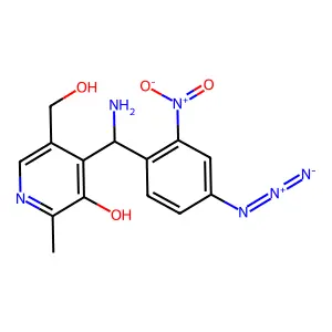 4-(4-叠氮-2-硝基苯基)吡哆胺 structure