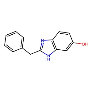 1H-Benzimidazol-5-ol, 2-(phenylmethyl)- structure