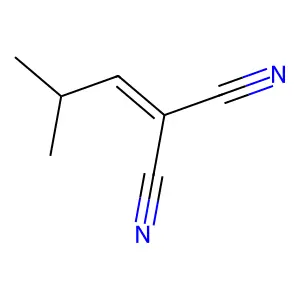 Propanedinitrile, (2-methylpropylidene)- structure