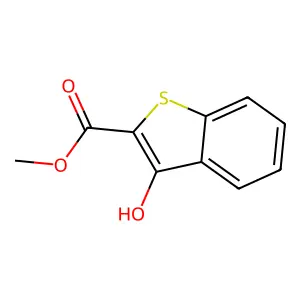 Methyl 3-hydroxybenzo[b]thiophene-3-carboxylate structure