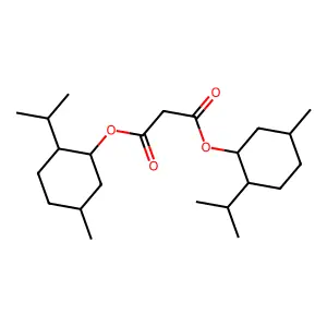Dimenthyl malonate structure