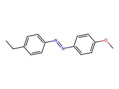 Diazene, (4-ethylphenyl)(4-methoxyphenyl)-, (1E)- structure