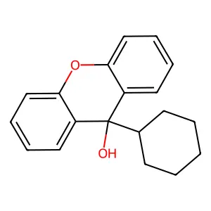 9-Cyclohexylxanthen-9-ol structure