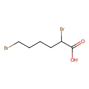2,6-Dibromohexanoic acid structure