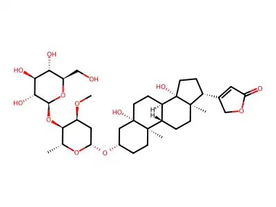 杠柳苷 structure