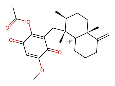 Illimaquinone 6'-acetate structure