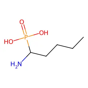 (1-Aminopentyl)phosphonic acid structure