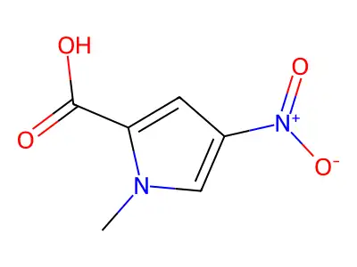 1-Methyl-4-nitropyrrole-2-carboxylic acid structure
