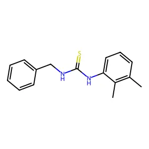 1-Benzyl-3-(2,3-dimethylphenyl)thiourea structure