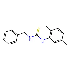 1-Benzyl-3-(2,5-dimethylphenyl)thiourea structure