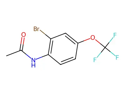2'-Bromo-4'-(trifluoromethoxy)acetanilide structure