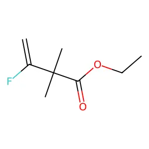 3-Butenoic acid, 3-fluoro-2,2-dimethyl-, ethyl ester structure
