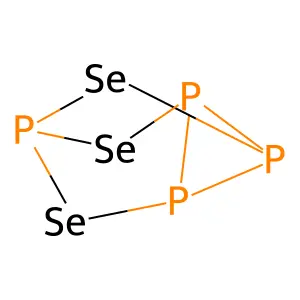 Tetraphosphorous triselenide structure