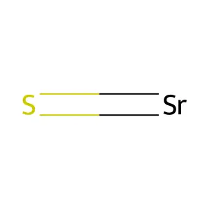 硫化鍶 structure