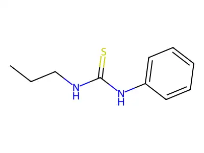 1-Phenyl-3-propyl-2-thiourea structure