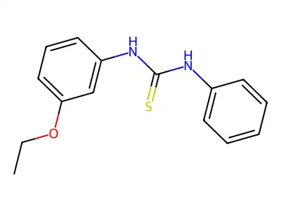 Thiourea, N-(3-ethoxyphenyl)-N'-phenyl- structure