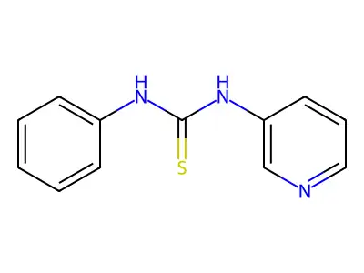 1-Phenyl-3-pyridin-3-ylthiourea structure