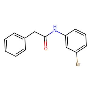 N-(3-bromophenyl)-2-phenylacetamide structure