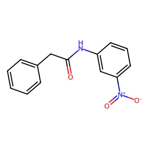 Benzeneacetamide, N-(3-nitrophenyl)- structure