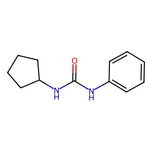 N-Cyclopentyl-N'-phenylurea structure