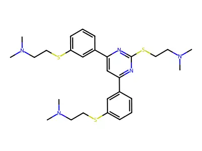 2,3',3''-SEtNMe2-4,6-diPh-Pyr structure