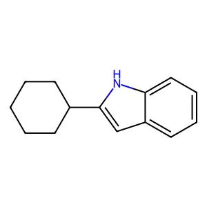 2-Cyclohexyl-1H-indole structure