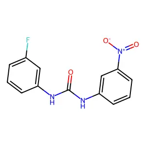 1-(3-Fluorophenyl)-3-(3-nitrophenyl)urea structure