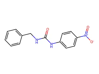 N-(4-Nitrophenyl)-N'-(phenylmethyl)urea structure