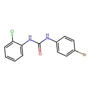 1-(4-bromophenyl)-3-(2-chlorophenyl)urea structure