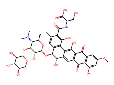 N,N-Dimethylpradimicin FA-2 structure
