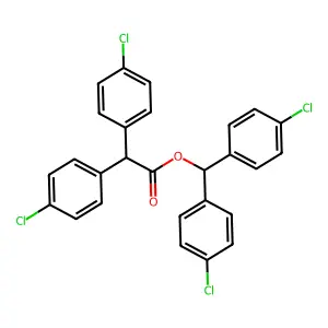 Bis(4-chlorophenyl)methyl 2,2-bis(4-chlorophenyl)acetate structure