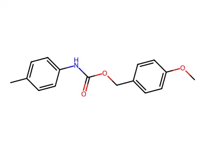 (4-Methoxyphenyl)methyl (4-methylphenyl)carbamate structure