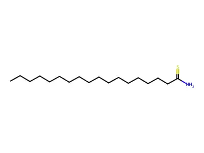 Octadecanethioamide structure