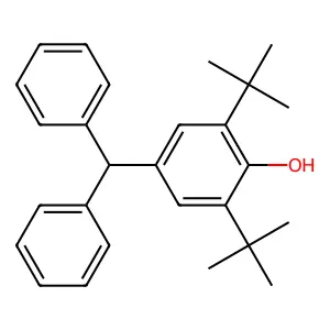 4-Benzhydryl-2,6-di-tert-butylphenol structure