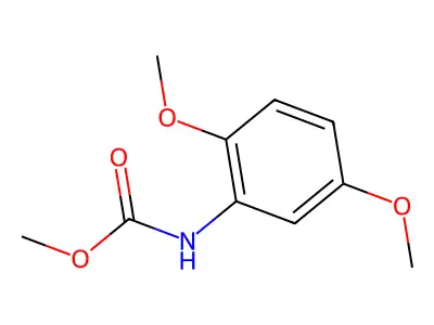 Methyl N-(2,5-dimethoxyphenyl)carbamate structure