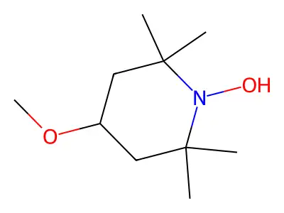 4-Methoxy-2,2,6,6-tetramethylpiperidin-1-ol structure