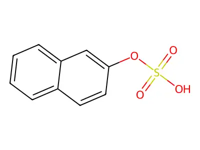 硫酸-2-萘酯 structure